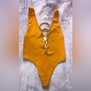 Yellow XSmall Summer Bodysuit